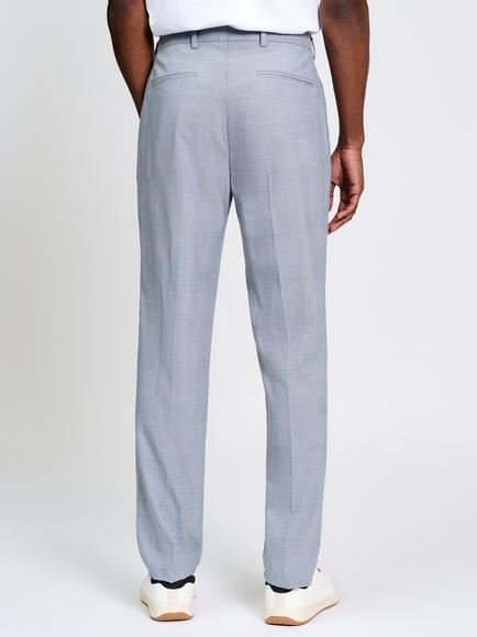 Ben Sherman Prince of Light Wool Check Trousers, Light Blue - view 2, Light Blue