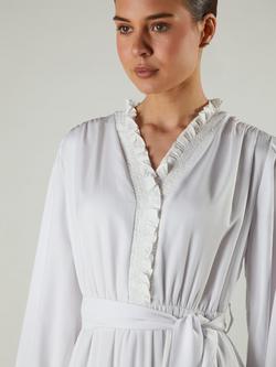 Aab Belted Tiered Floaty Maxi Dress, White - view 2, White