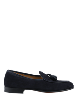 Jones Bootmaker Camillo Suede Tassel Loafers, Navy