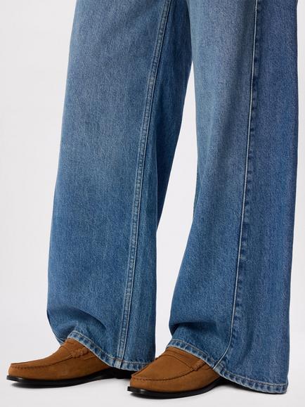 Whistles Manny Suede Loafers, Brown - view 2, Brown