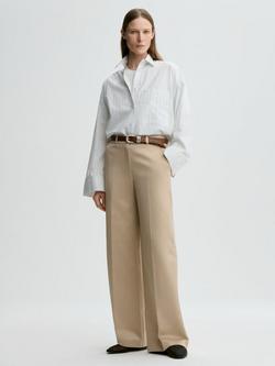 By Malene Birger Derris Cotton Blouse, Seacrest Stripe, Seacrest Stripe
