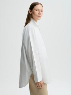 By Malene Birger Derris Cotton Blouse, Seacrest Stripe - view 2, Seacrest Stripe
