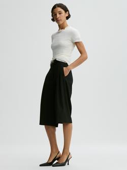 By Malene Birger Brit Textured T-Shirt, Soft White - view 2, Soft White