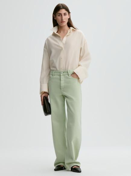 By Malene Birger Vinola Mid Rise Wider Leg Jeans, Seacrest, Seacrest