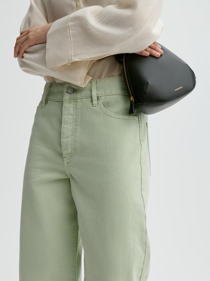 By Malene Birger Vinola Mid Rise Wider Leg Jeans, Seacrest - view 2, Seacrest