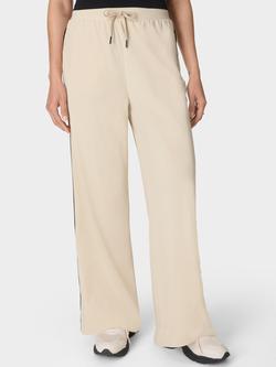 Sweaty Betty Explorer Wide Leg Trousers, Barley Beige, Barley Beige
