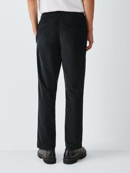 John Lewis Straight Corduroy Trousers, Anthracite - view 2, Anthracite