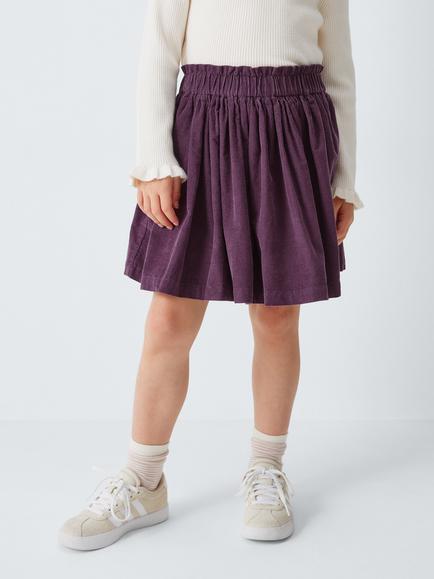 John Lewis Kids' Corduroy Skirt, Purple, Purple