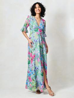 Hope & Ivy The Lily Floral Maxi Dress, Multi, Multi