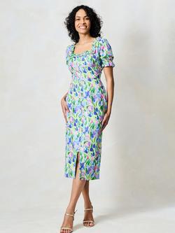 Hope & Ivy The Remi Floral Pencil Dress, Multi - view 2, Multi