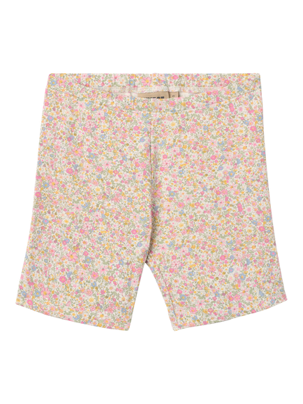 WHEAT Kids' Anne Printed Bike Shorts, Blush Flower, Blush Flower