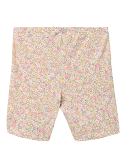 WHEAT Kids' Anne Printed Bike Shorts, Blush Flower - view 2, Blush Flower