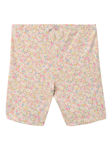 WHEAT Kids' Anne Printed Bike Shorts, Blush Flower - view 2, Blush Flower