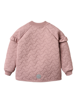 WHEAT Kids' Quilted Thermo Jacket, Warm Rose - view 2, Warm Rose