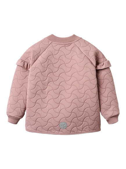 WHEAT Kids' Quilted Thermo Jacket, Warm Rose - view 2, Warm Rose