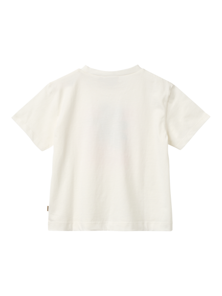 WHEAT Kids' Mirsa Short Sleeve Graphic Print T-Shirt, Clous - view 2, Cloud