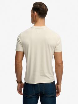 Superdry Industry Worker Relaxed T-Shirt, Eclipse Navy - view 2, Oatmeal Beige