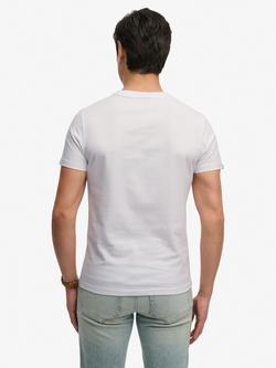 Superdry Essential SD&Co Logo Embroidered Cotton Slim Fit T-Shirt - view 2, Optic
