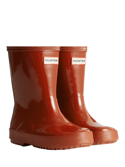 Hunter Kids' First Classic Rain Boots, Military Red - view 2, Military Red