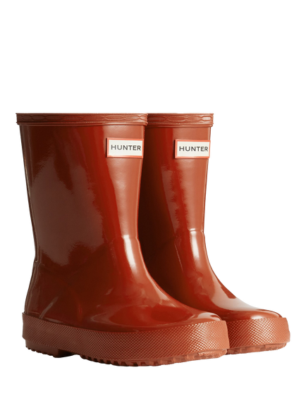 Hunter Kids' First Classic Rain Boots, Military Red - view 2, Military Red