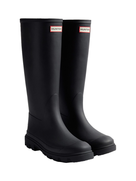 Hunter Unisex Downpour Tall Boots, Black - view 2, Black