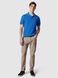 Rodd & Gunn Cotton Fit Short Sleeve Gunn Polo Shirt, Lapis - view 2, Lapis