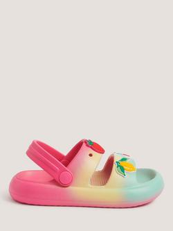 Monsoon Kids' Fruit EVA Slider Sandals, Multi, Multi
