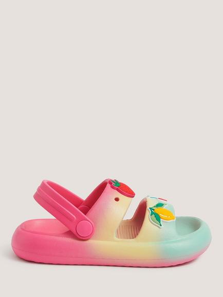 Monsoon Kids' Fruit EVA Slider Sandals, Multi, Multi