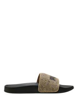 PUMA Leadcat 2.0 Slider Sandals, Toasted Almond/Black