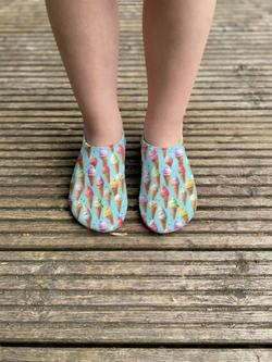 Slipfree Kids' Siri Ice Cream Soft Sole Non-Slip Swim Shoes, Green Mint - view 2, Green Mint