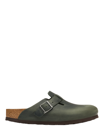 Birkenstock Boston Oiled Leather Clogs, Thyme, Thyme