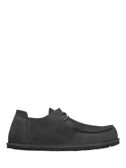 Birkenstock Utti Suede Moccasin Shoes, Charcoal, Charcoal