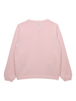 Trotters Kids' Ice Cream Cardigan, Pink - view 2, Pink