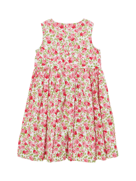 Trotters Kids' Adelina Sleeveless Floral Print A-Line Dress, Multi - view 2, Multi