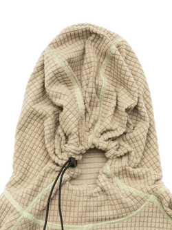 ELLIKER Hudswell Pullover Grid Fleece Hoodie - view 2, Taupe