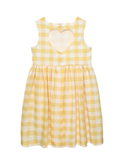 Trotters Kids' Valentina Dress, Yellow - view 2, Yellow
