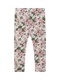Trotters Kids' Carline Rose Leggings, Pink - view 2, Pink Carline Rose