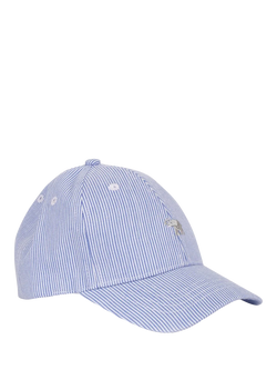 Trotters Kids' Stripe Baseball Cap, Blue