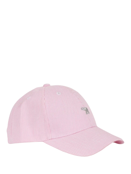 Trotters Kids' Stripe Baseball Cap, Pink