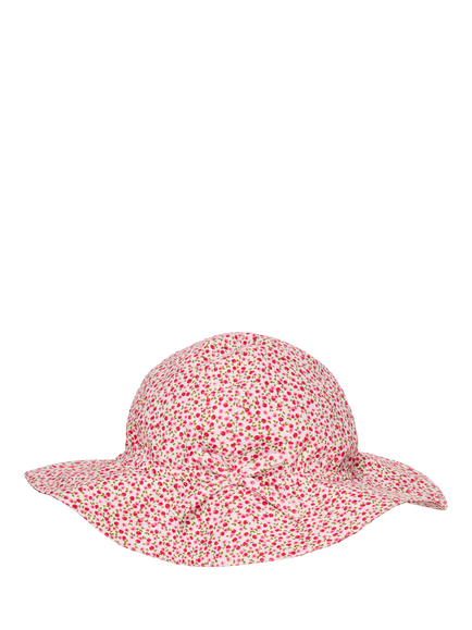 Trotters Kids' Liliana Cherry Print Hat, Red, Red