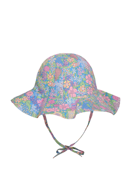 Trotters Kids' Natasha Liberty Ciara Print Sun Hat, Blue, Blue