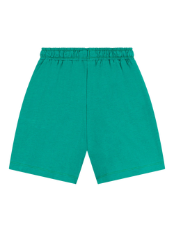 Petit Bateau Kids' Relaxed Drawstring Shorts, Green - view 2, Green