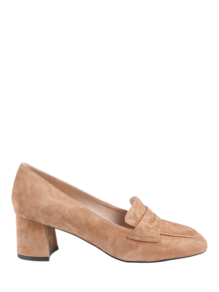 Jones Bootmaker Zeta Suede Court Shoes, Camel, Camel
