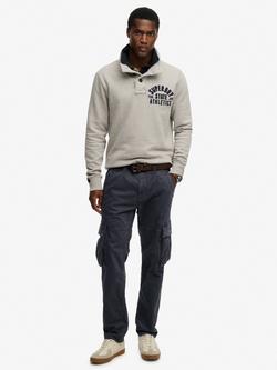 Superdry Core Cargo Cotton Blend Trousers, French Navy