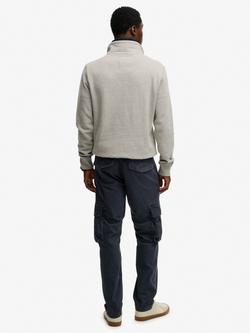 Superdry Core Cargo Cotton Blend Trousers - view 2, French Navy