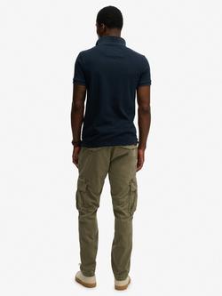 Superdry Core Cargo Cotton Blend Trousers - view 2, Dusty Olive Green