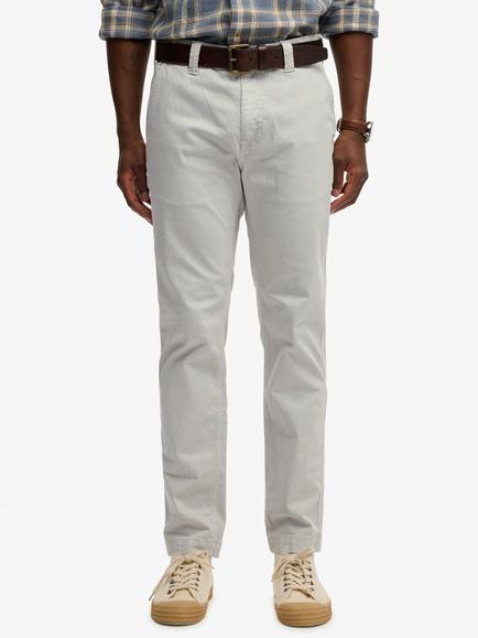 Superdry Utility Chino Trousers, Silver City Grey