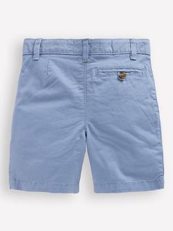 Mini Boden Kids' Classic Chino Shorts, Dawn Blue - view 2, Dawn Blue