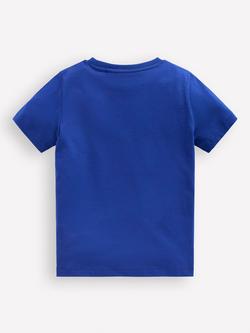 Mini Boden Kids' Glow In The Dark T-Shirt, Bright Blue Scorpion - view 2, Bright Blue Scorpion