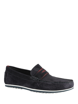 Jones Bootmaker Bonetti3 Loafers - view 2, Navy Suede